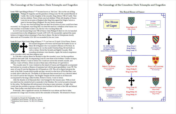 A page of the genealogy of the crusaders